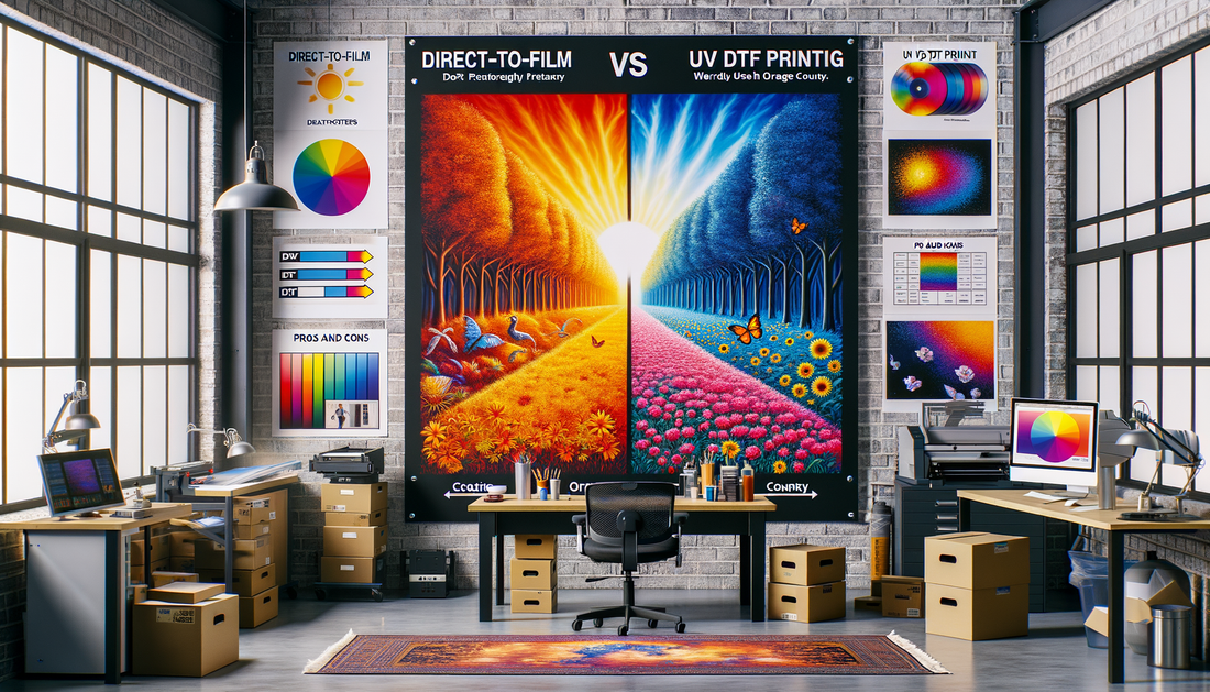 DTF Transfers vs. UV DTF Printing: A Comprehensive Guide for Orange County Creators