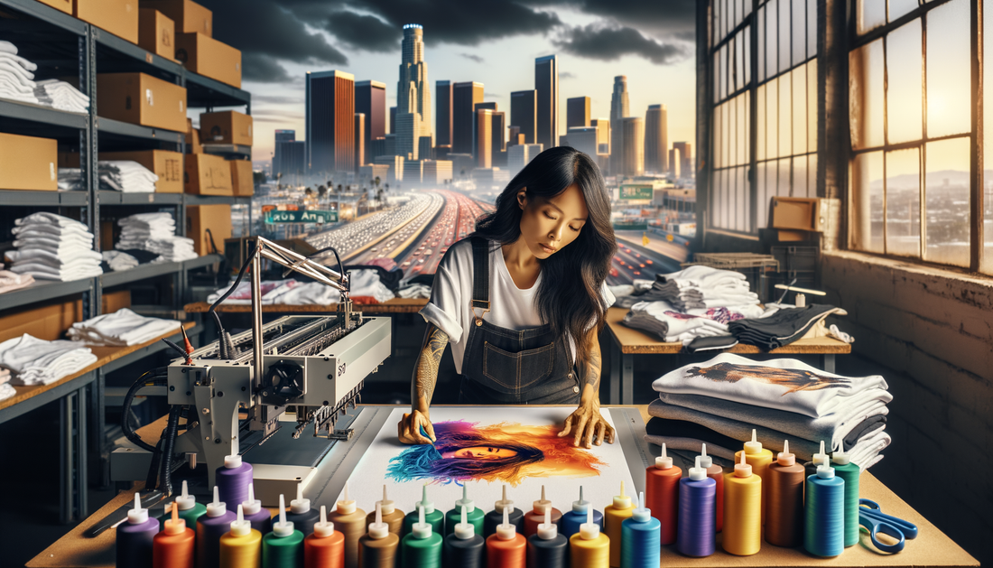 Crafting Custom Apparel in Los Angeles: A Shopify Seller's Guide to DTF Transfers