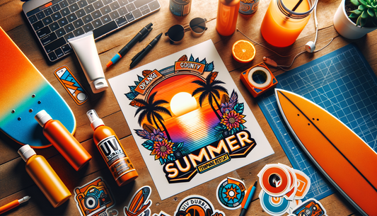 Summer Aesthetic: Fresh UV DTF Sticker Trends for Orange County Creators