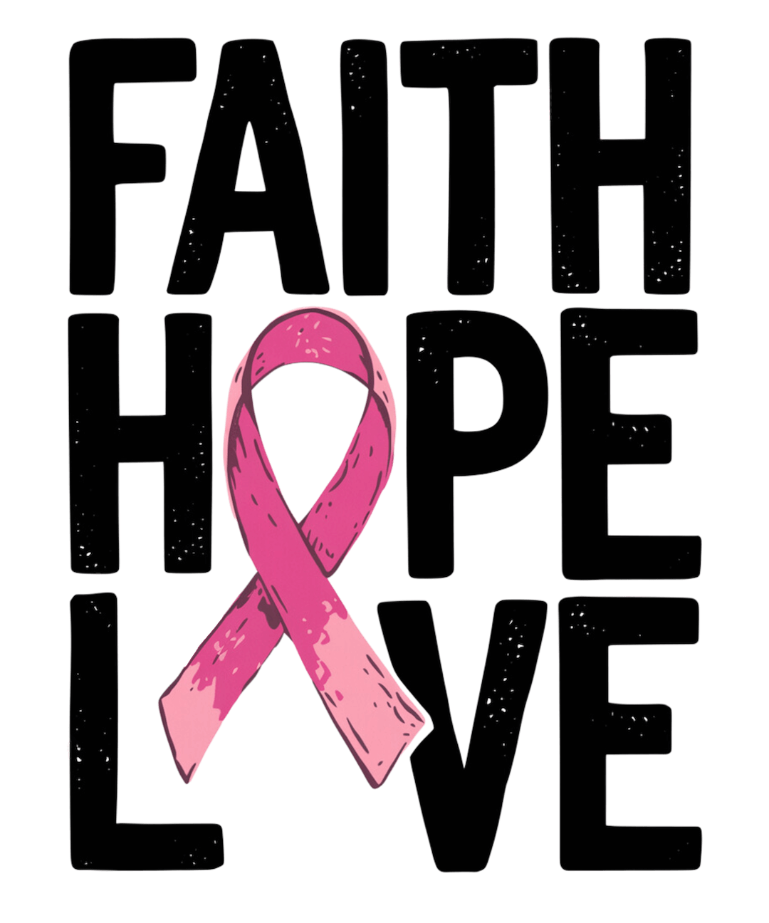 FAITH HOPE LOVE – DTF Ready To Press Design – ready to press DTF transfer by DTF Orange County, printed by DTF Orange County in Orange County.