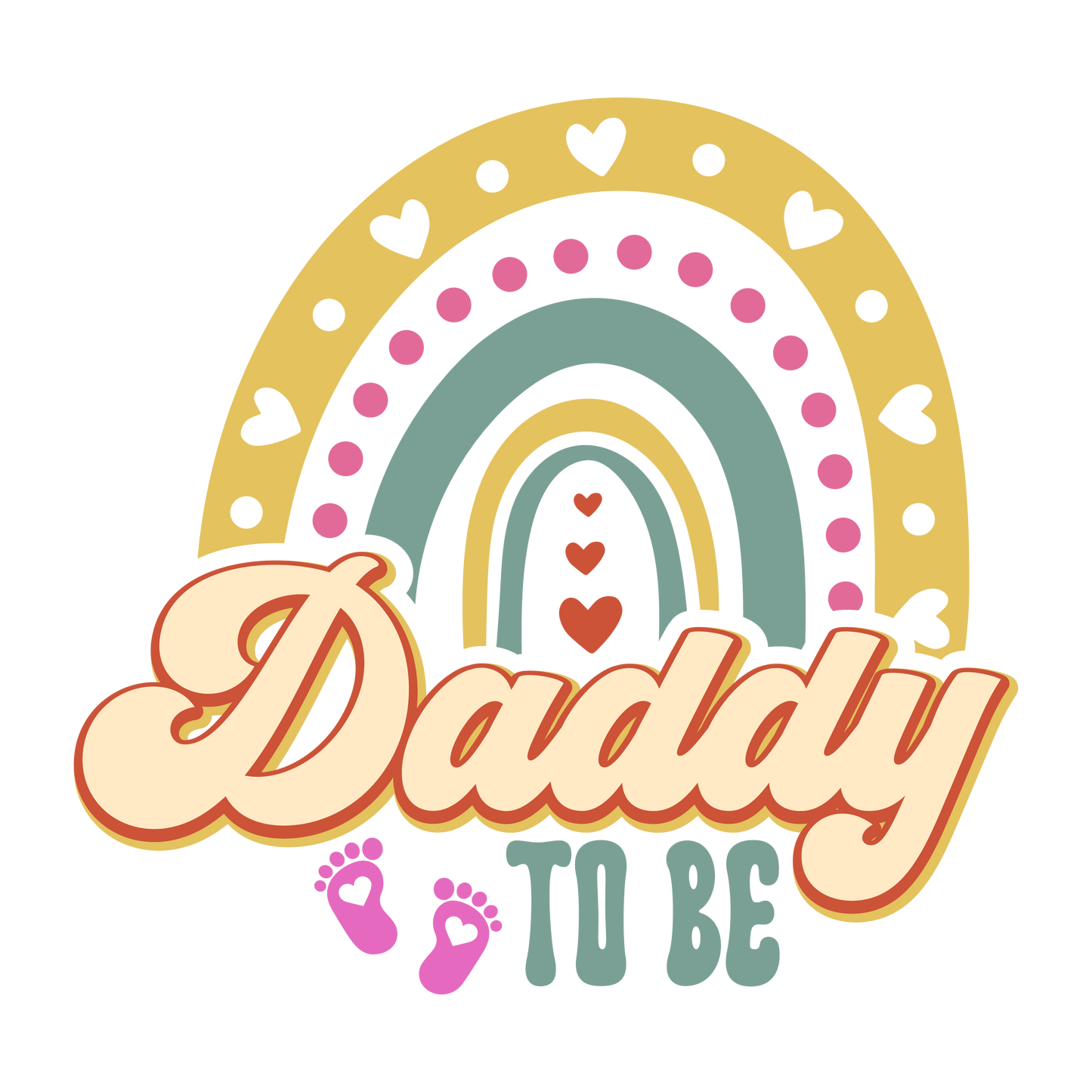 DADDY DTF Ready to Press Designs – ready to press DTF transfer by DTF Orange County, printed by DTF Orange County in Orange County.