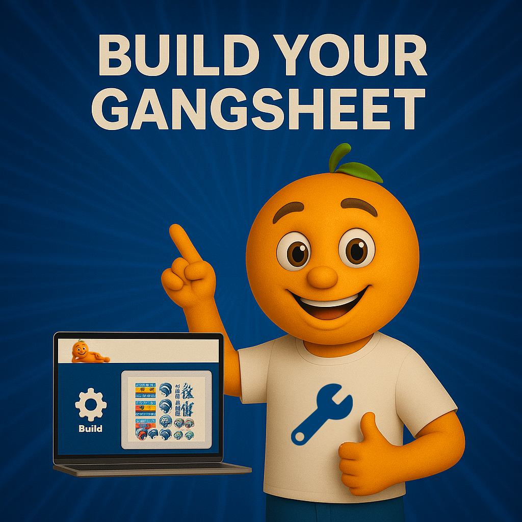 DTF Gang Sheet Builder – create custom DTF gang sheets using DTF Orange County’s builder tool, printed fast in Orange County, California.
