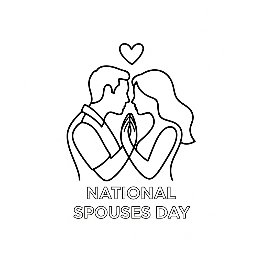 National Spouses Day DTF Transfer Graphic