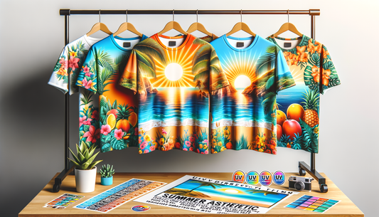 "Summer Aesthetic: Hot Custom T-Shirt Designs and UV DTF Stickers to Brighten Your Wardrobe"