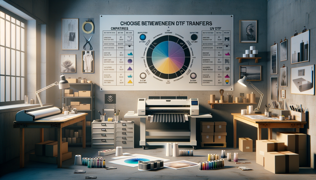 The Ultimate Guide to Choosing Between DTF Transfers and UV DTF Printing