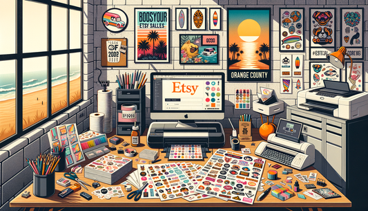 Boost Your Etsy Sales: Mastering DTF Stickers in Orange County