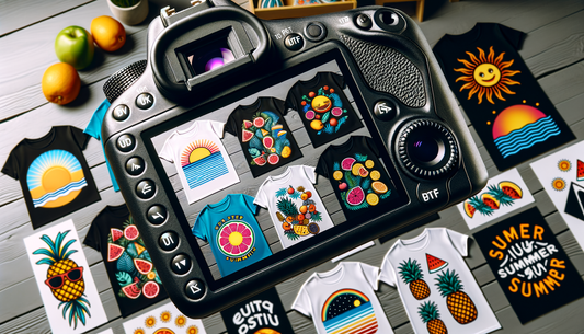 "Summer Aesthetic: Fresh Custom T-Shirt Designs & UV DTF Stickers"