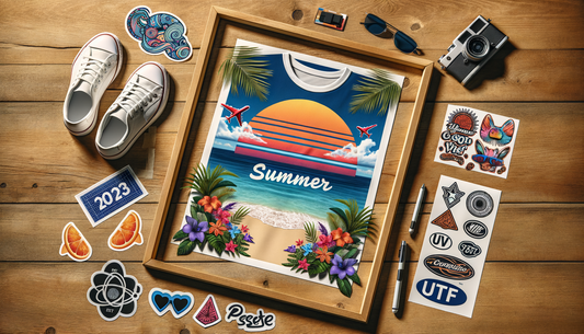 "Summer Vibes: Fresh Custom T-Shirt Ideas and UV DTF Sticker Trends 2023"