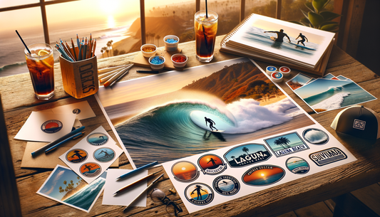 Behind the Scenes: A Laguna Beach Surfer's DTF Journey from Design to Sticker Success