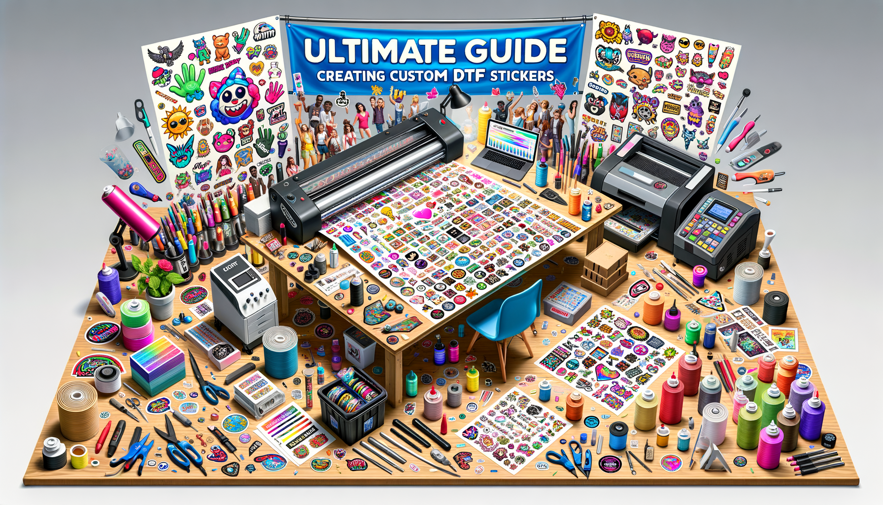 Ultimate Guide: Creating Custom UV DTF Stickers for Local Craft Fairs ...