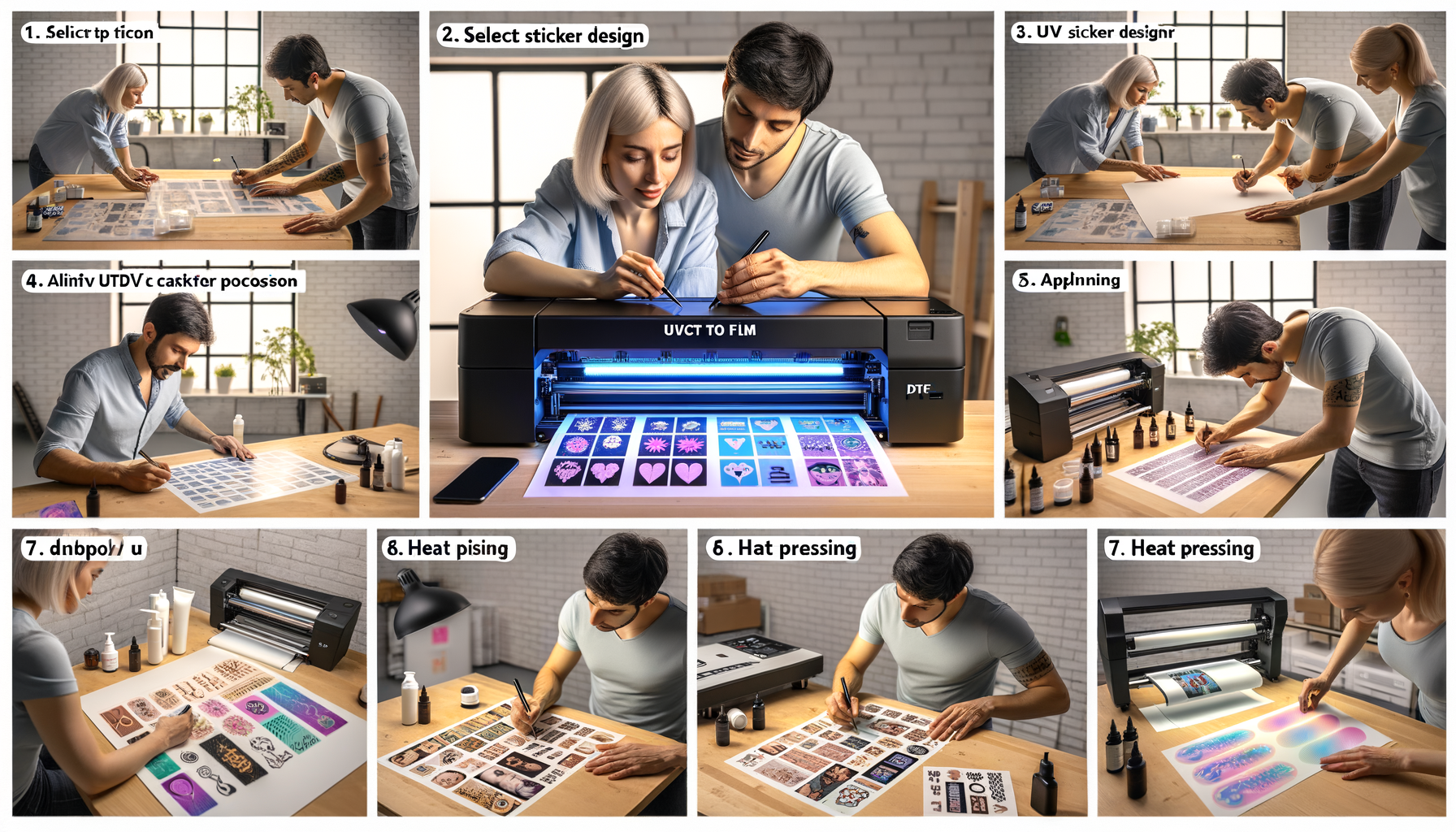 Creating Custom UV DTF Sticker Packs: A Step-by-Step Guide for Beginners