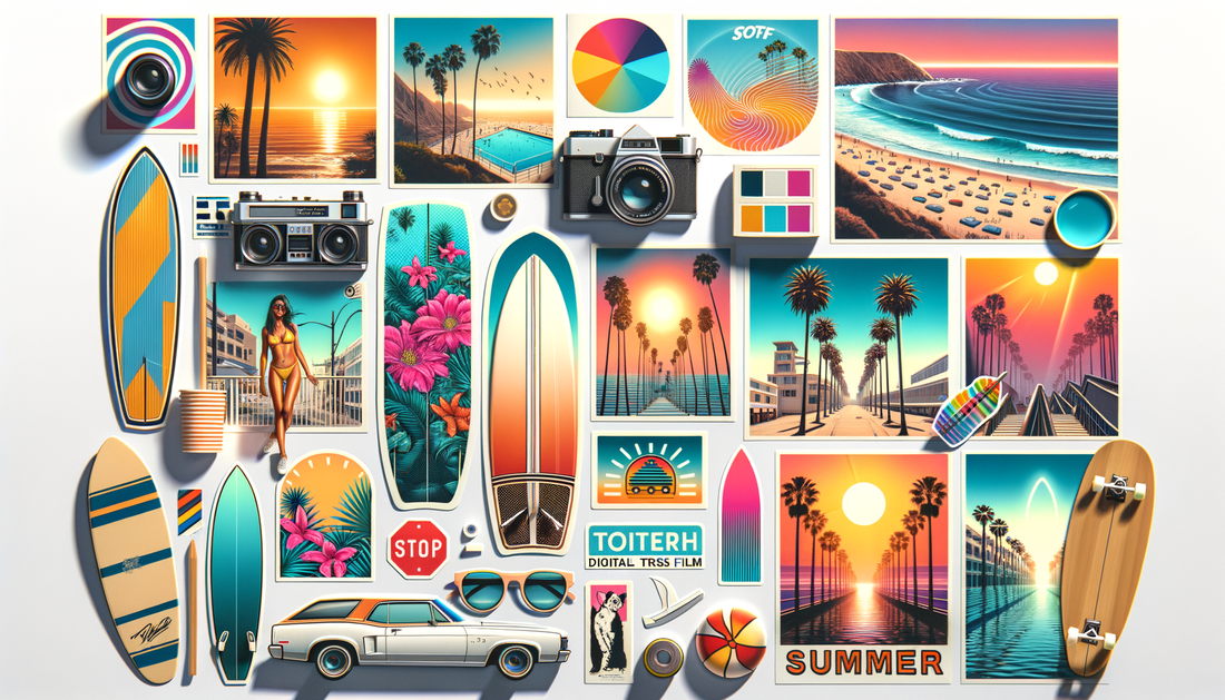"Summer Aesthetic: Top 10 UV DTF Sticker Trends for SoCal Vibes"