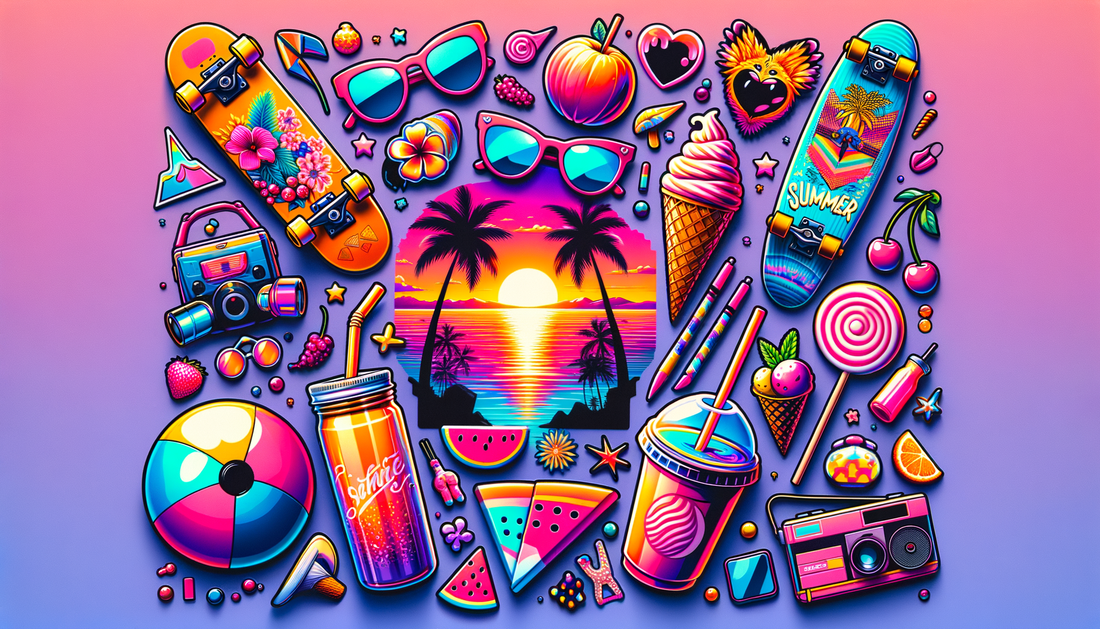 10 Must-Try Summer Aesthetic UV DTF Sticker Trends