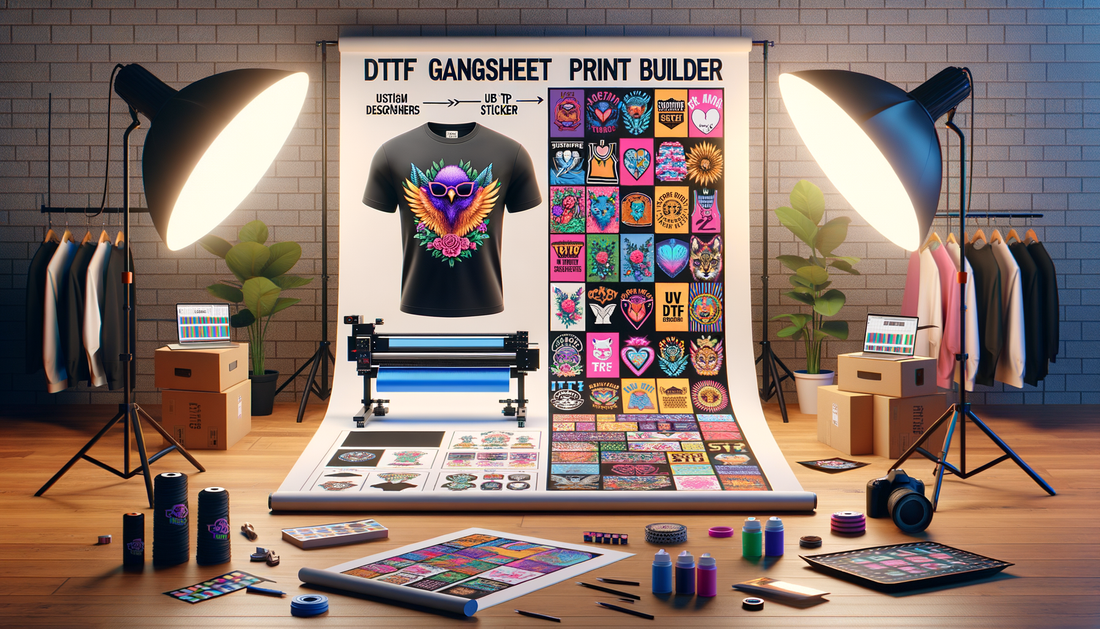 Ultimate Guide: DTF Gangsheet Builder vs. UV DTF Stickers for Custom Apparel