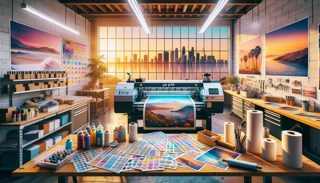 Mastering UV DTF Sticker Printing for Your Orange County Etsy Shop
