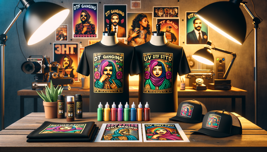 Ultimate Guide: DTF Ganging vs. UV DTF Stickers for Custom Apparel