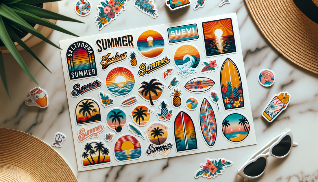 10 Fresh Summer Aesthetic Sticker Trends for SoCal Creatives