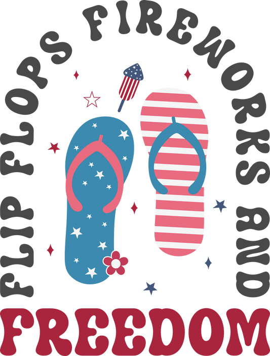 FREEDOM (Script Style) – DTF Ready To Press Design – ready to press DTF transfer by DTF Orange County, printed by DTF Orange County in Orange County.