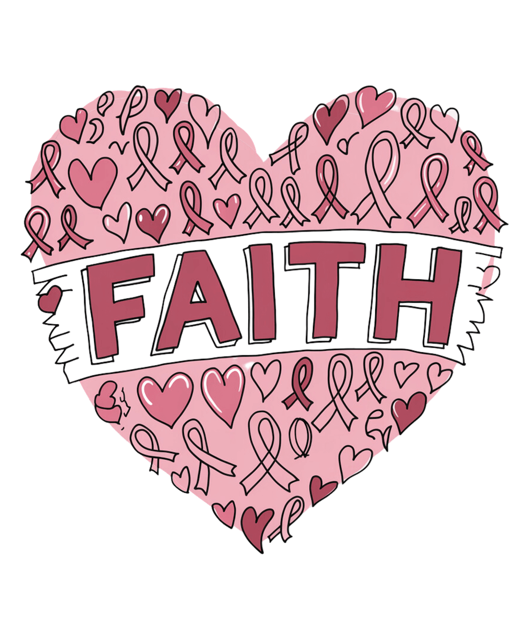 FAITH – DTF Ready To Press Design – ready to press DTF transfer by DTF Orange County, printed by DTF Orange County in Orange County.
