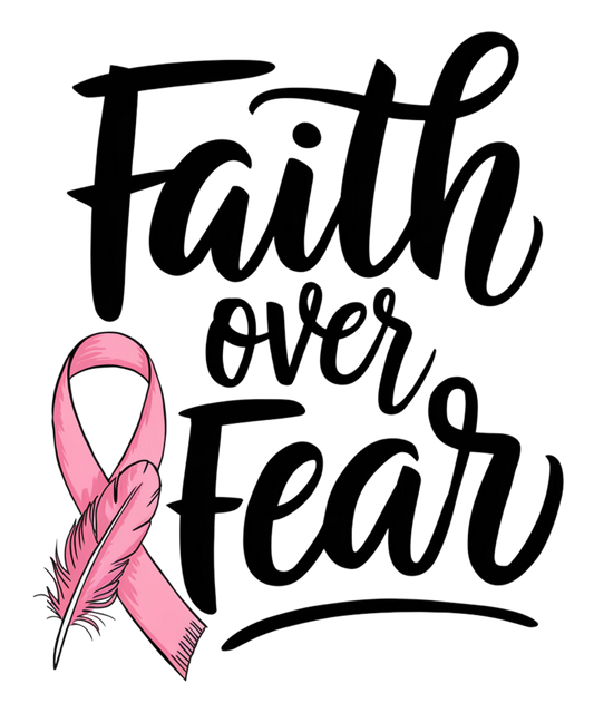 FAITH OVER FEAR – DTF Ready To Press Design