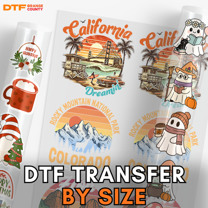 DTF Transfers by Size