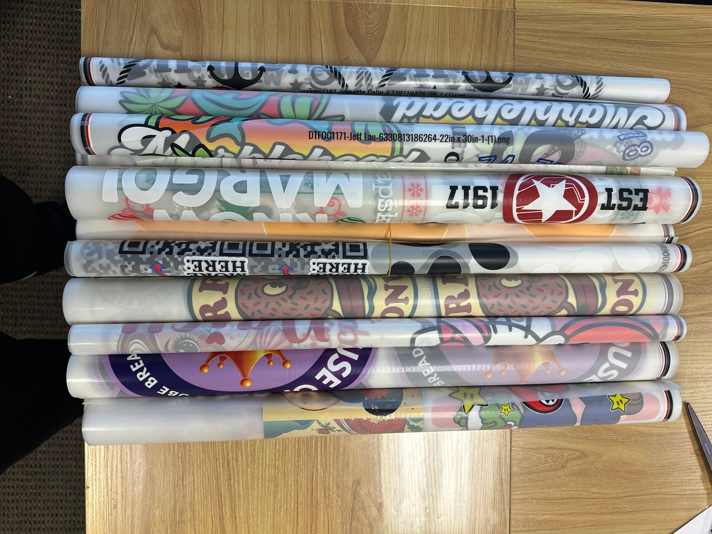 DTF Transfers by Size