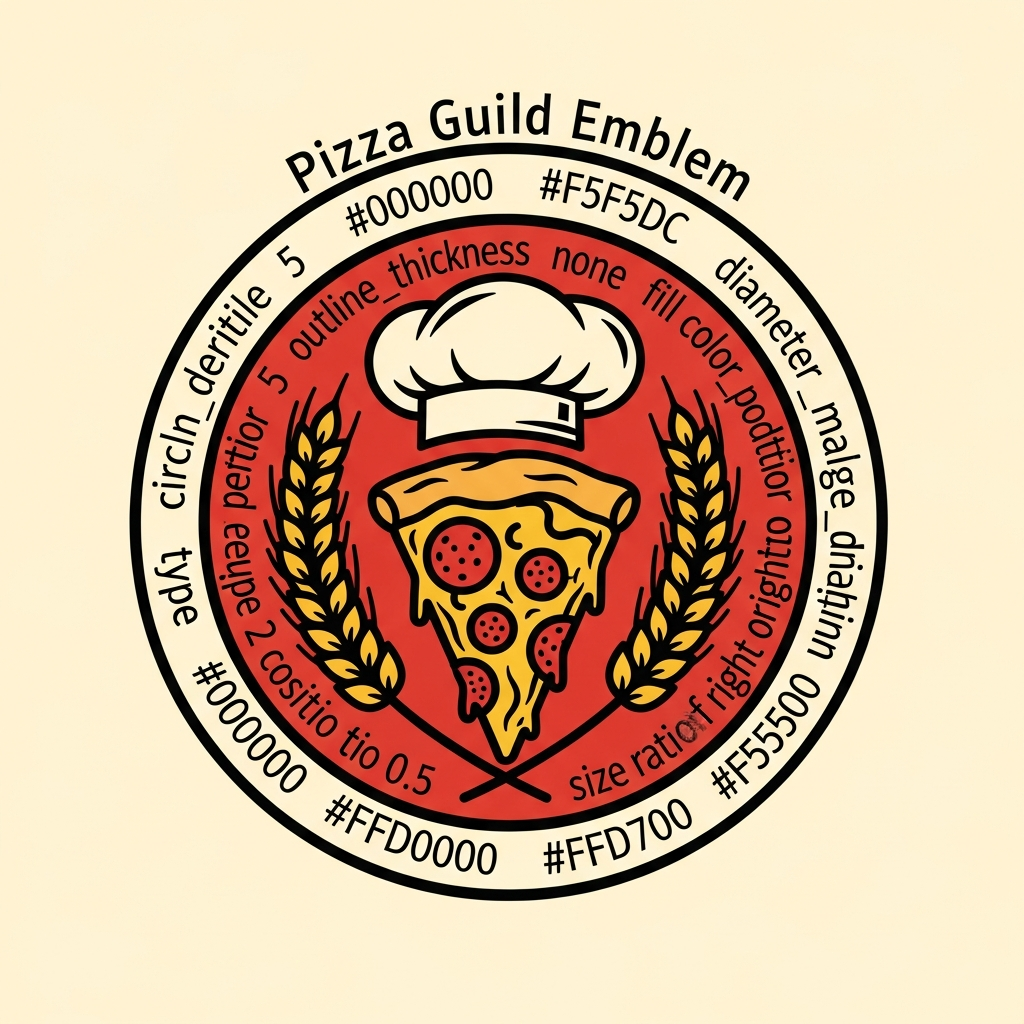National Pizza Day badge emblem style ready to press DTF heat transfer graphic with high contrast vector design suitable for t-shirts hoodies and tote bags