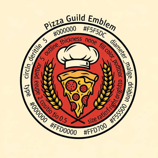 National Pizza Day badge emblem style ready to press DTF heat transfer graphic with high contrast vector design suitable for t-shirts hoodies and tote bags