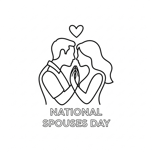National Spouses Day DTF Transfer Graphic