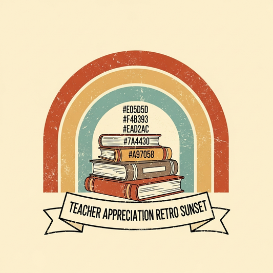 Vintage retro distressed Teacher Appreciation Week ready to press DTF heat transfer graphic with high contrast vector illustration, suitable for t-shirts, hoodies, and tote bags