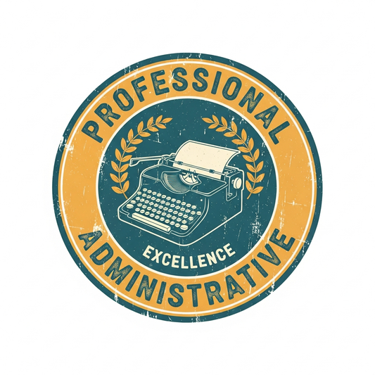 Vintage retro distressed Administrative Professionals Day ready to press DTF heat transfer graphic for t-shirts and apparel