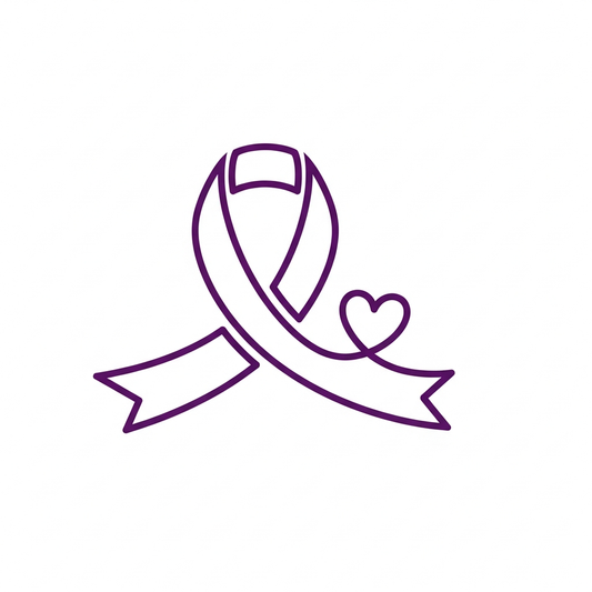 Purple Up Day minimalist line art ready to press DTF heat transfer graphic with high contrast purple design centered on transparent background suitable for t-shirts and hoodies