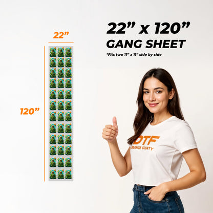 UV DTF Sticker Gang Sheet Builder – build custom UV DTF sticker gang sheets online with DTF Orange County, serving Orange County and Southern California.