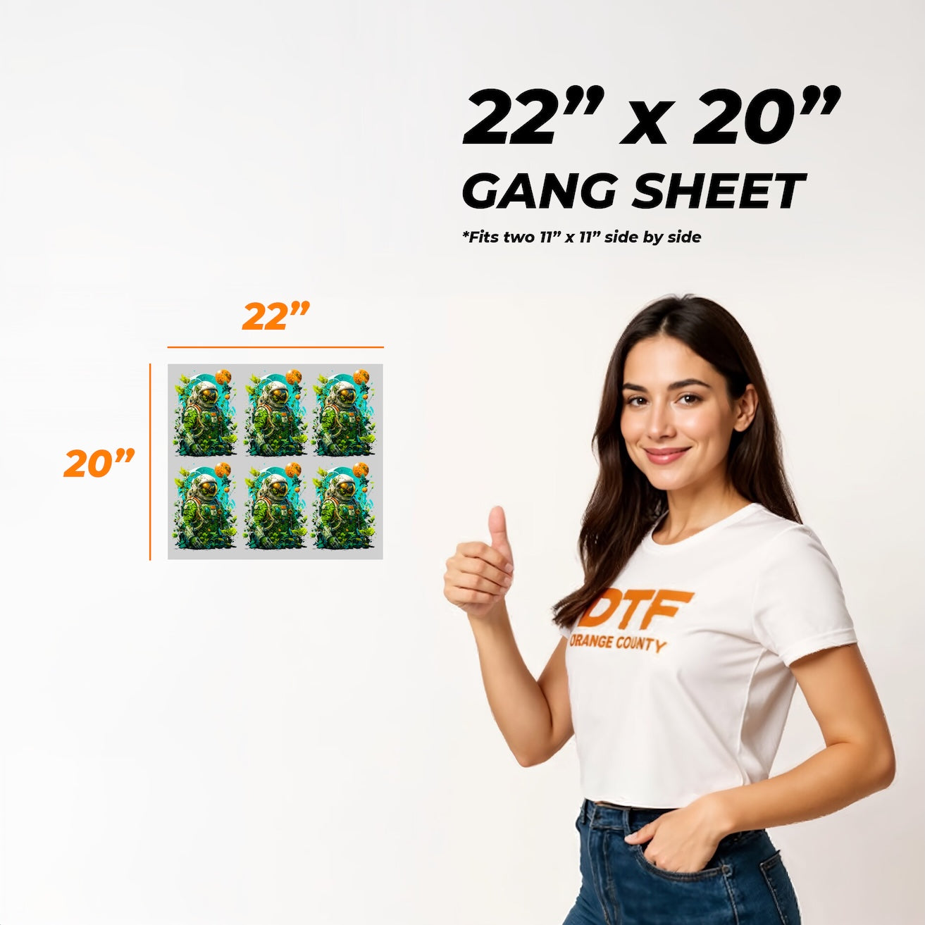 Upload UV DTF Sticker Gang Sheet