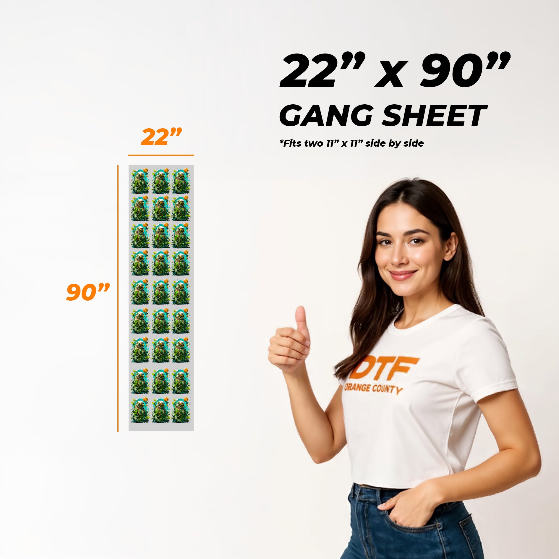 Upload DTF Gang Sheet