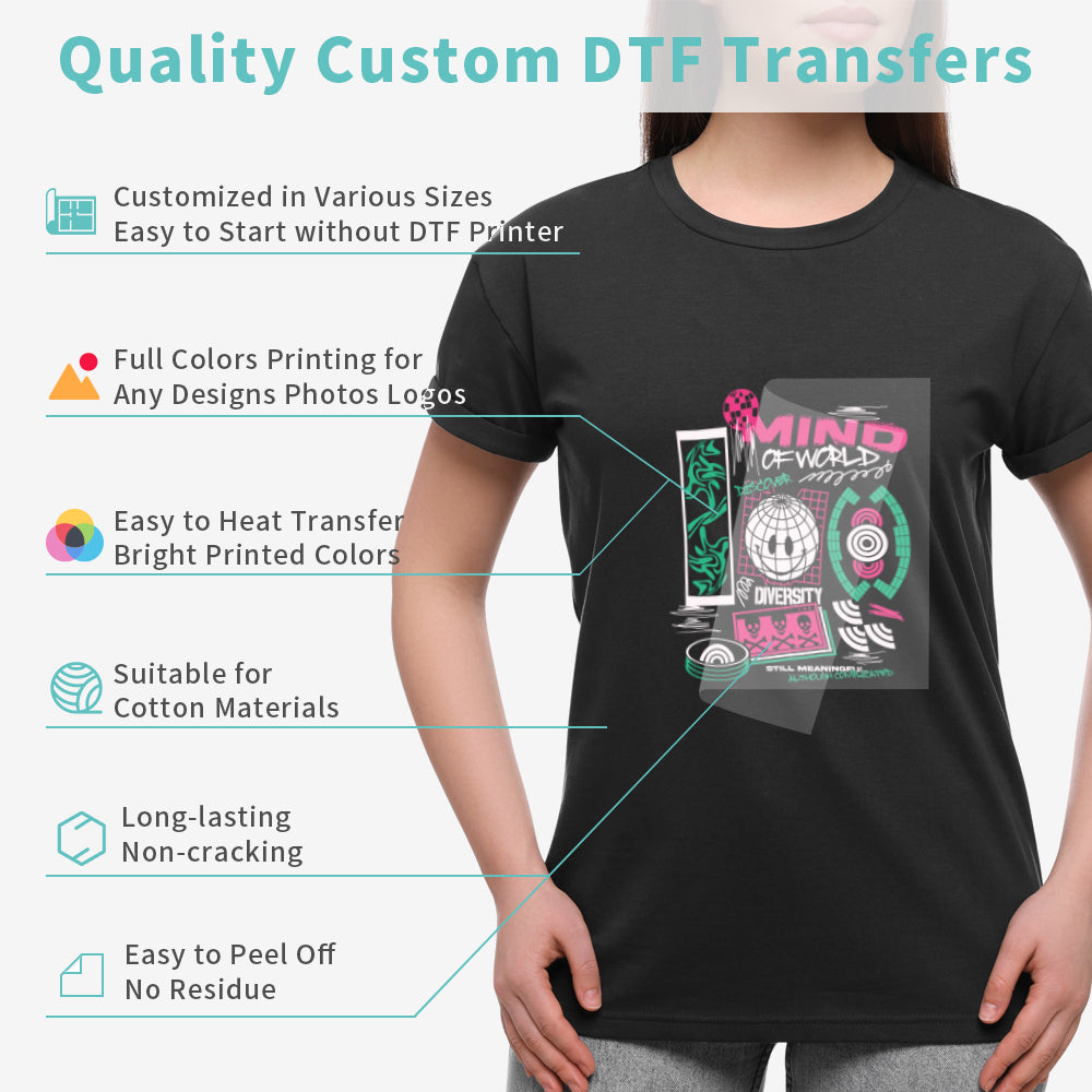 DTF Transfers by Size